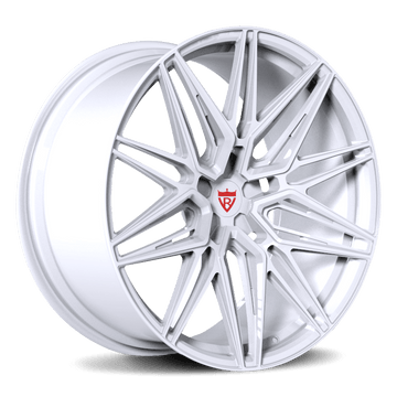CUSTOM 1 PIECE FORGED WHITE TESLA WHEEL SERIES: RV-MS808 - RVRN WHEELS